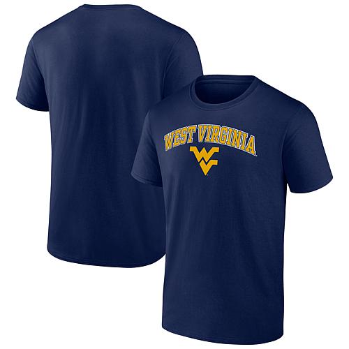 Men's Fanatics Navy West Virginia Mountaineers Campus T-Shirt - Size Large
