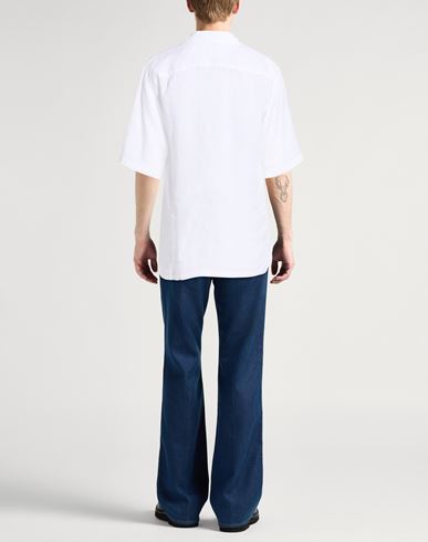 Man Shirt White Size 3XL Linen
