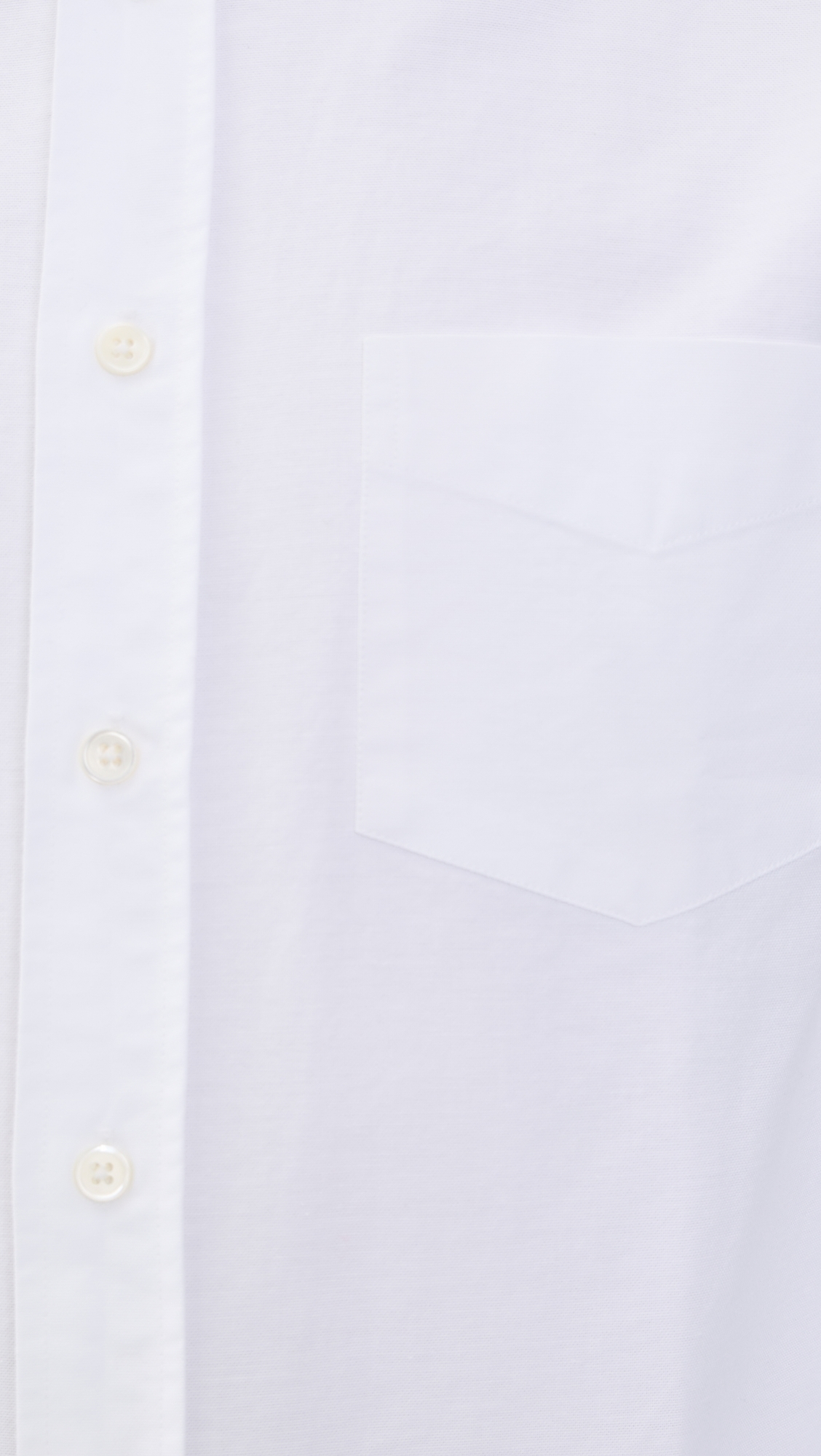 Beefy Cotton Oxford Shirt White