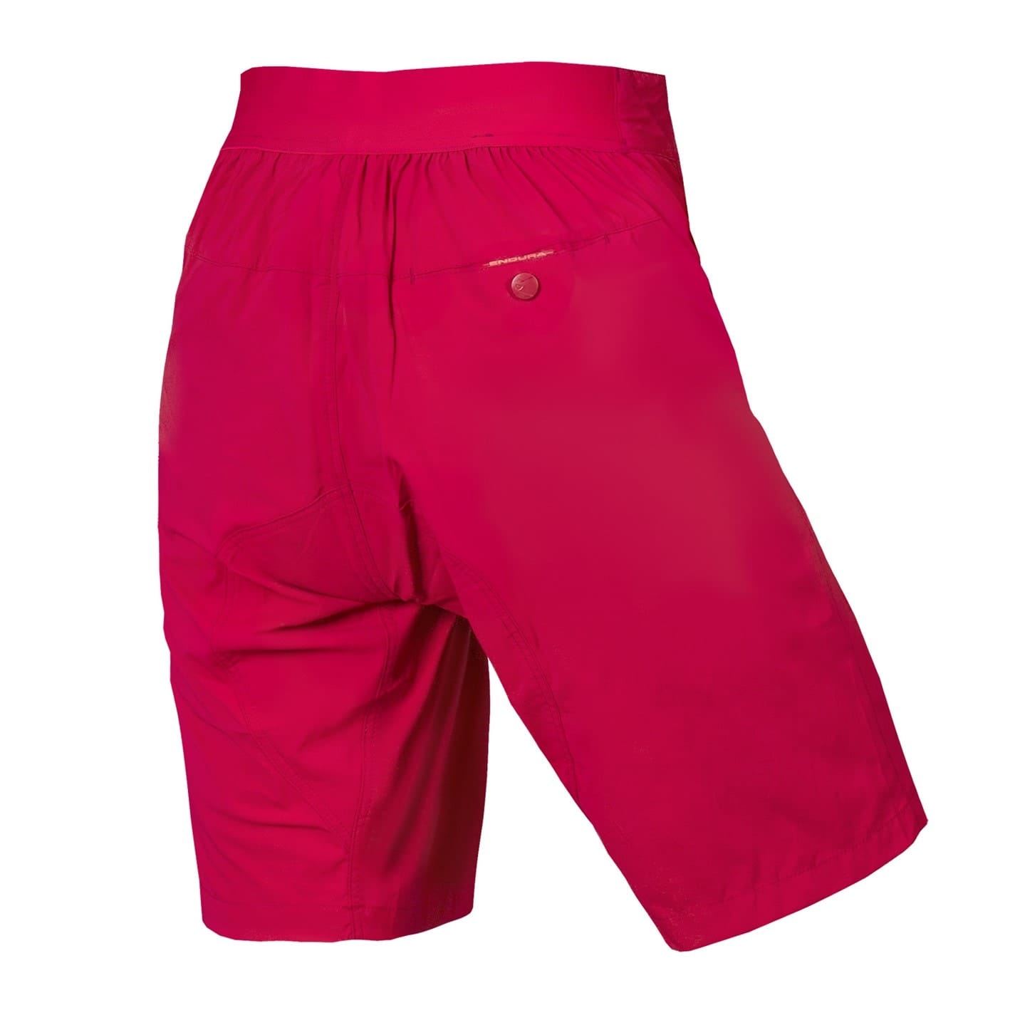 Endura Womens Hummvee Lite Shorts with Liner Ladies in Berry