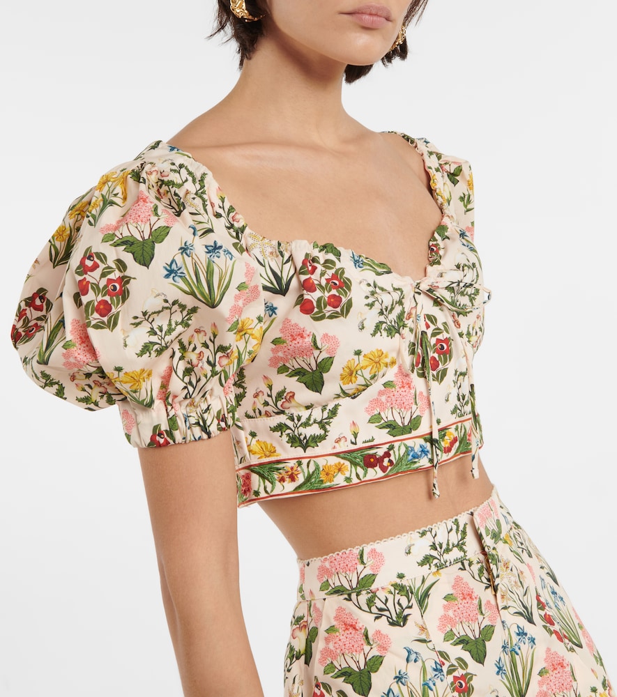 Palmarosa cotton crop top