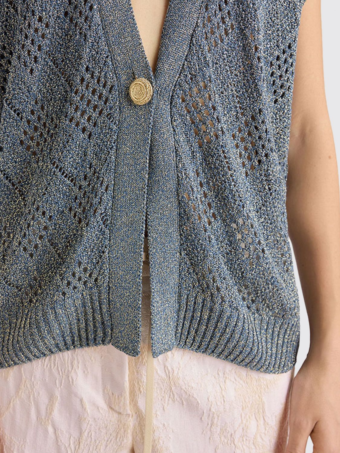 MOMONÌ Sweater Woman color Blue