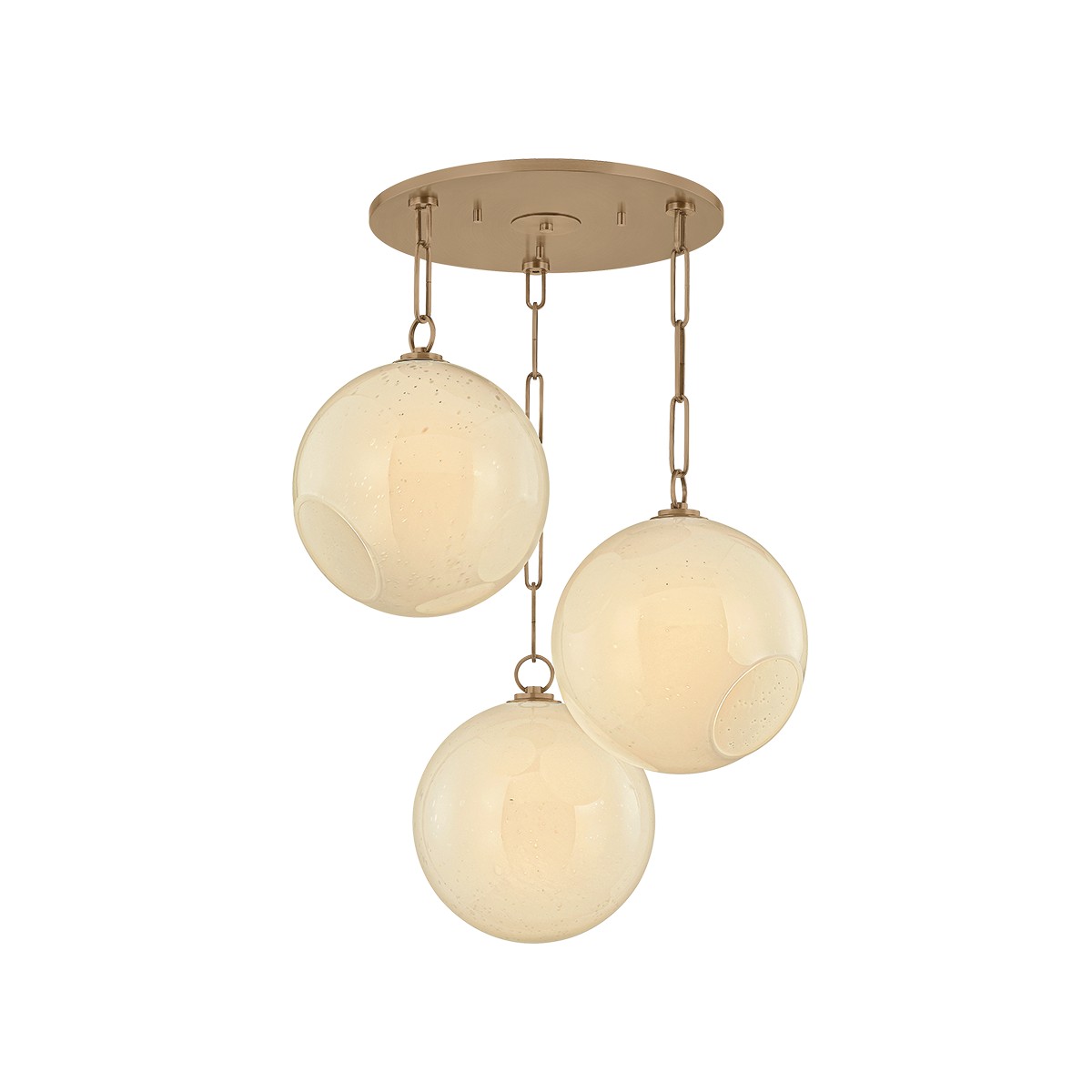 Patina Brass Chandelier from the Bramble Collection