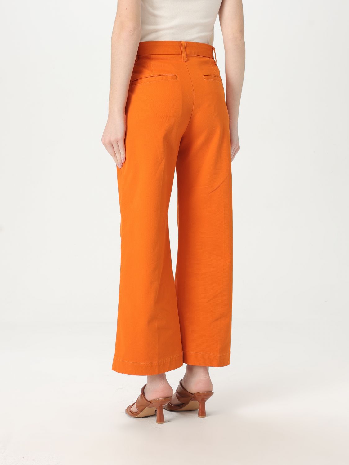 Pants POLO RALPH LAUREN Woman color Orange