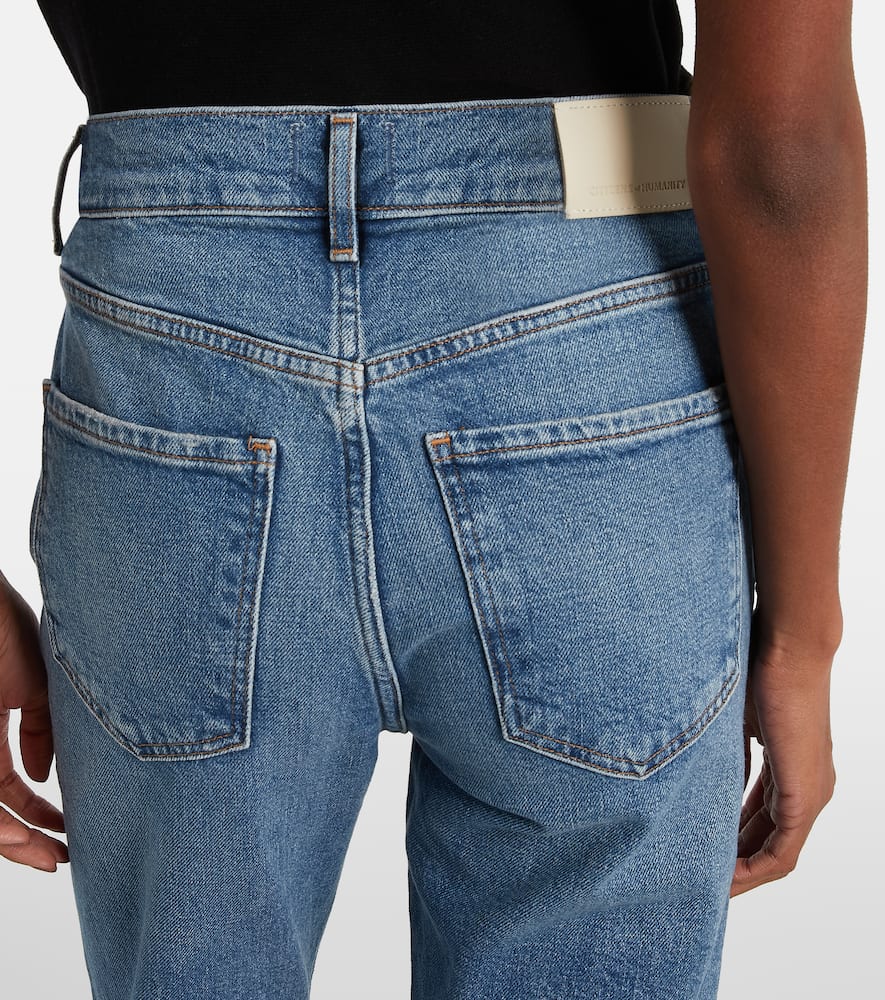 Blaine high-rise straight jeans