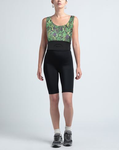 Woman Top Green Size L Polyester, Elastane