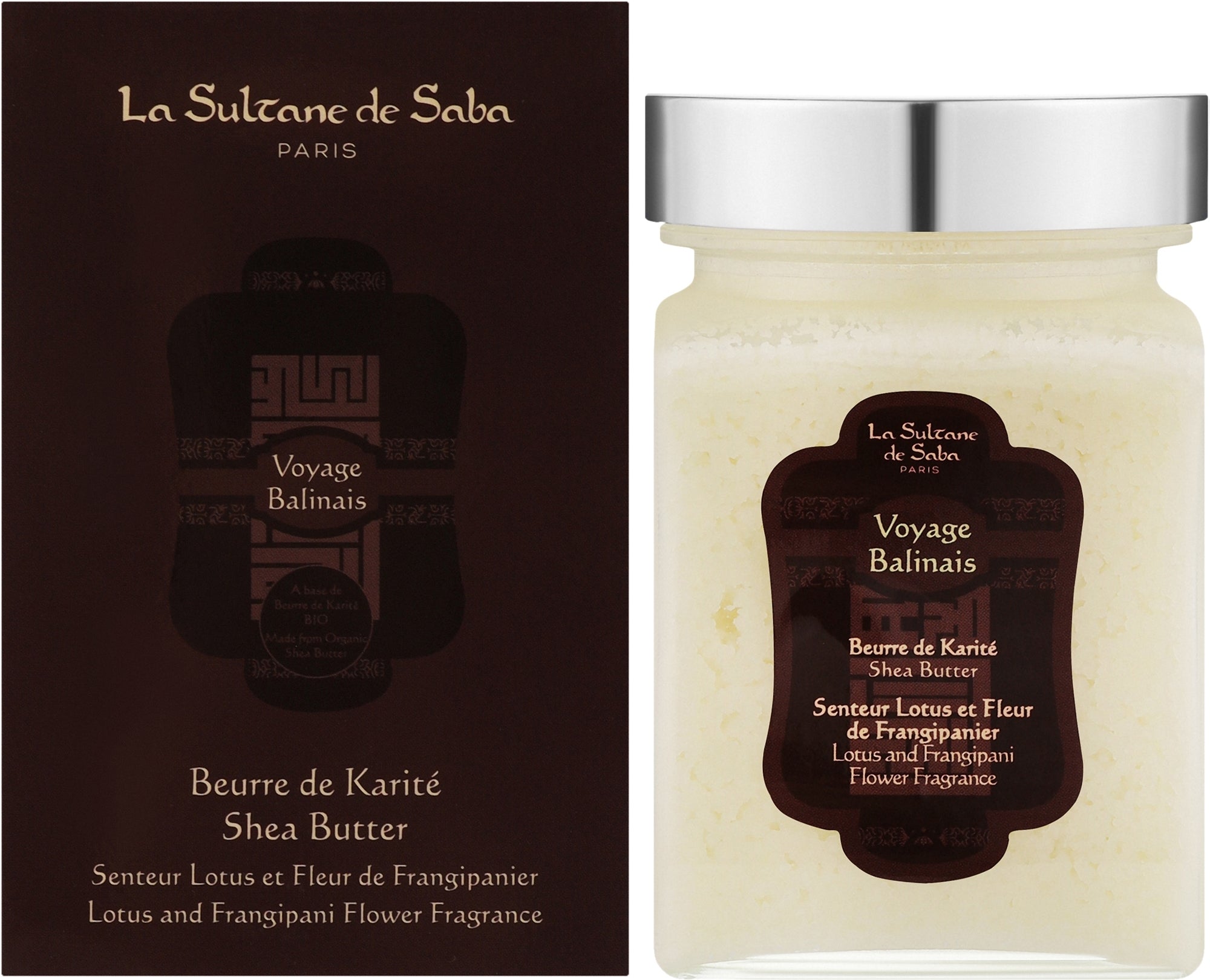 Burro di karitè La Sultane De Saba Lotus And Frangipani Flowers Shea Butter