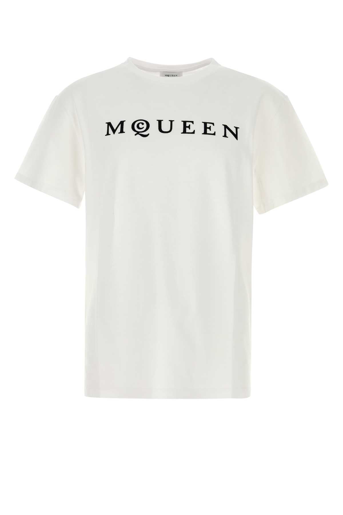 Logo-Print Cotton T-Shirt — White