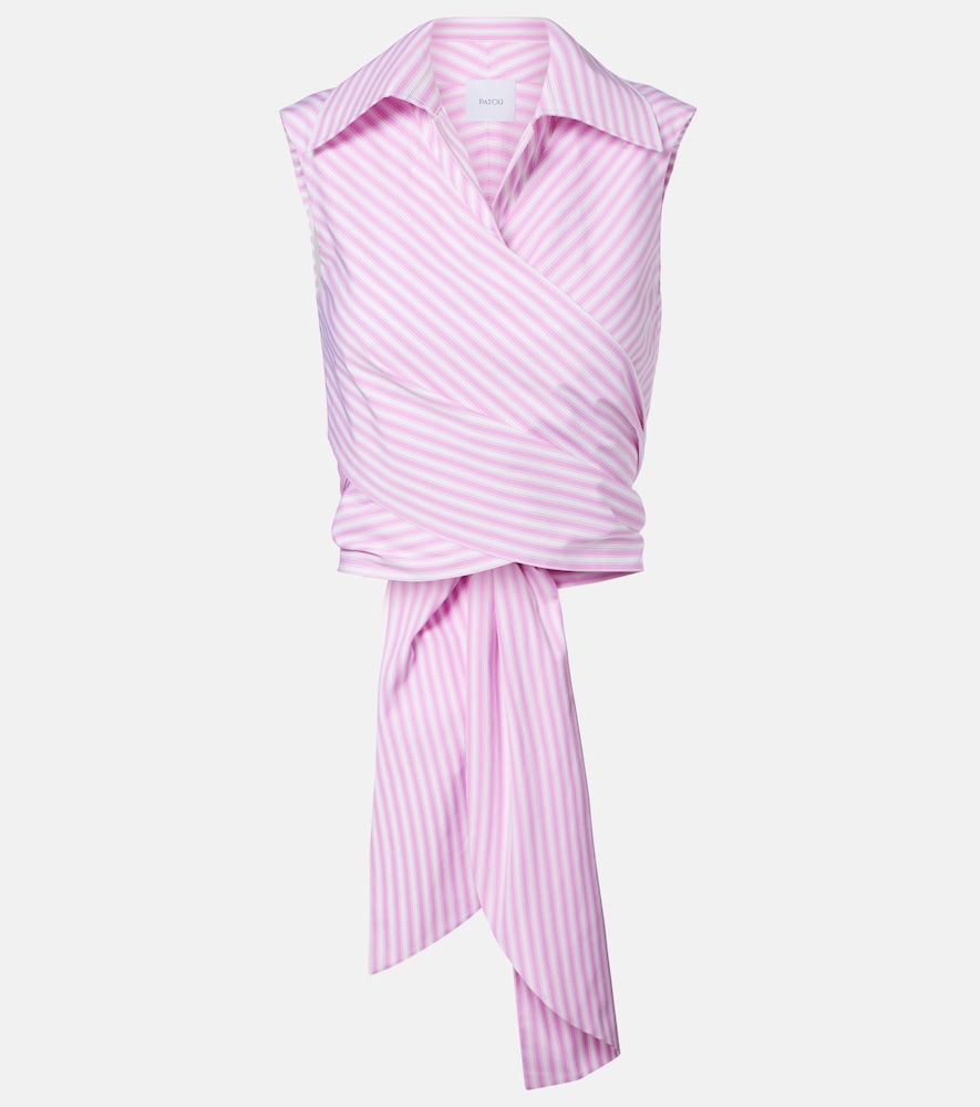 Striped cotton top