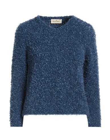 Woman Sweater Blue Size 6 Nylon, Mohair wool, Wool