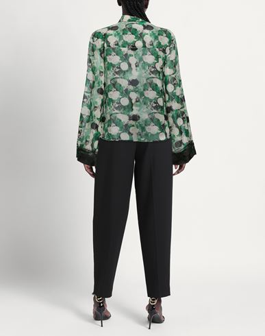 Woman Shirt Green Size 6 Polyester