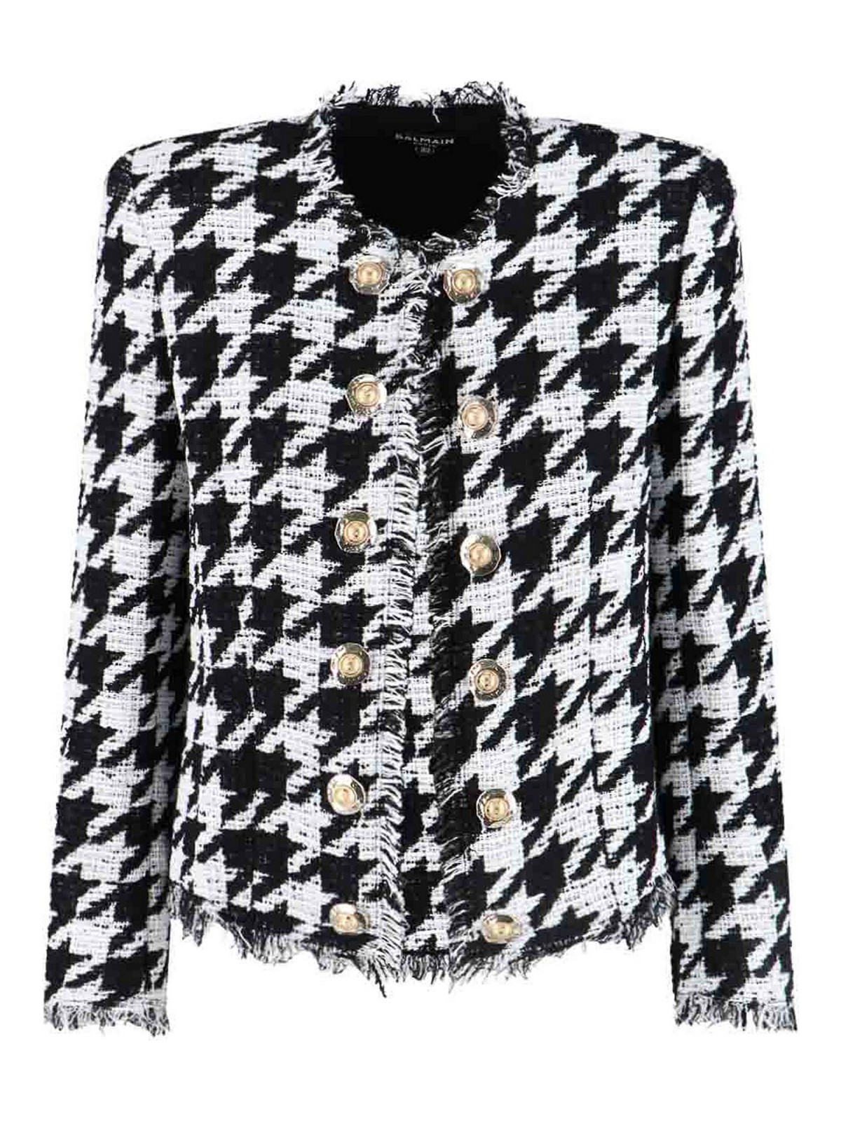 Jacket with decorative buttons