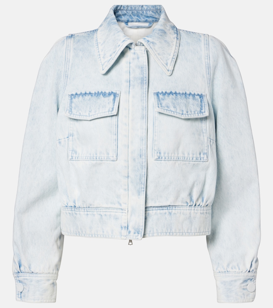Cropped denim jacket