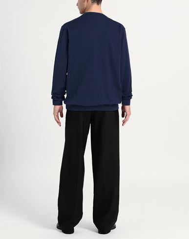 Man Sweater Navy Size 42 Cotton