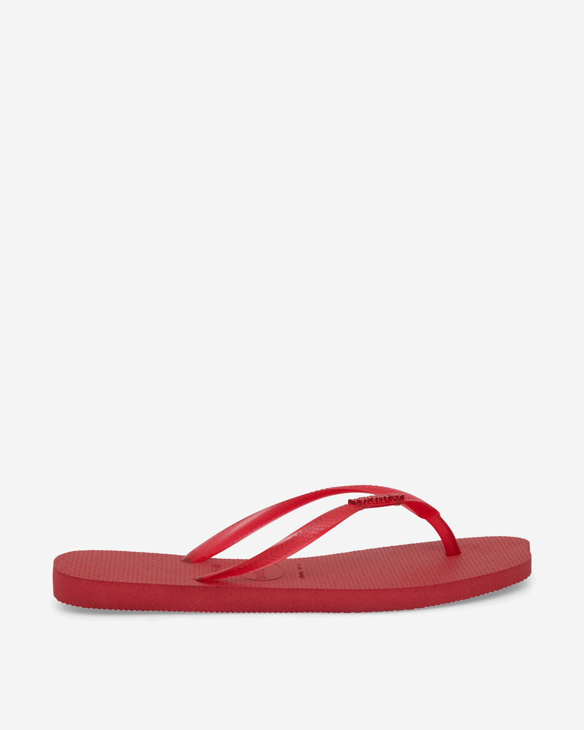 Women s Slim Split Flip Flops Red