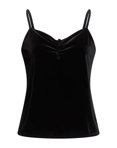 Odì Odì Woman Top Black Size S Polyester, Elastane