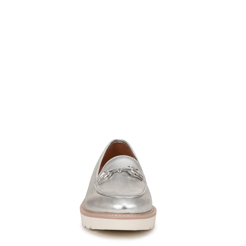 Women's Adiline Bit Loafers (Silver Leather)