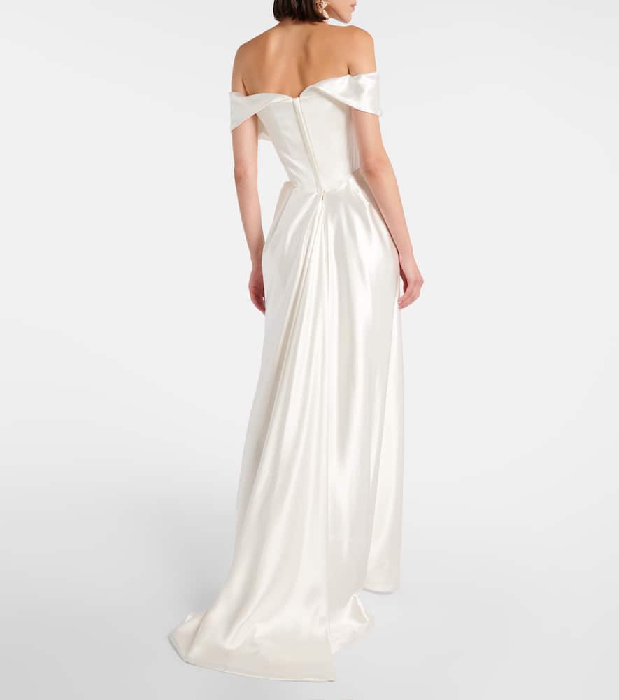 Bridal Nova Cocotte silk corset gown