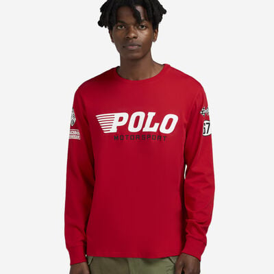 Men's Jersey Graphic T-Shirt in Red