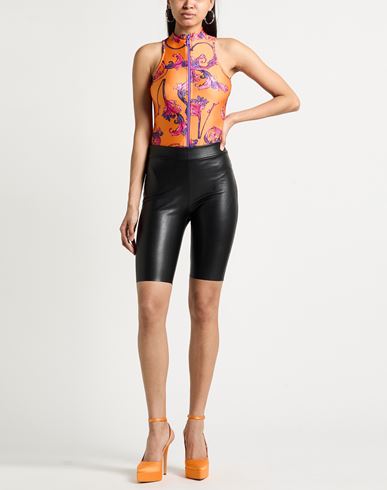 Woman Bodysuit Orange Size 4 Polyamide, Elastane