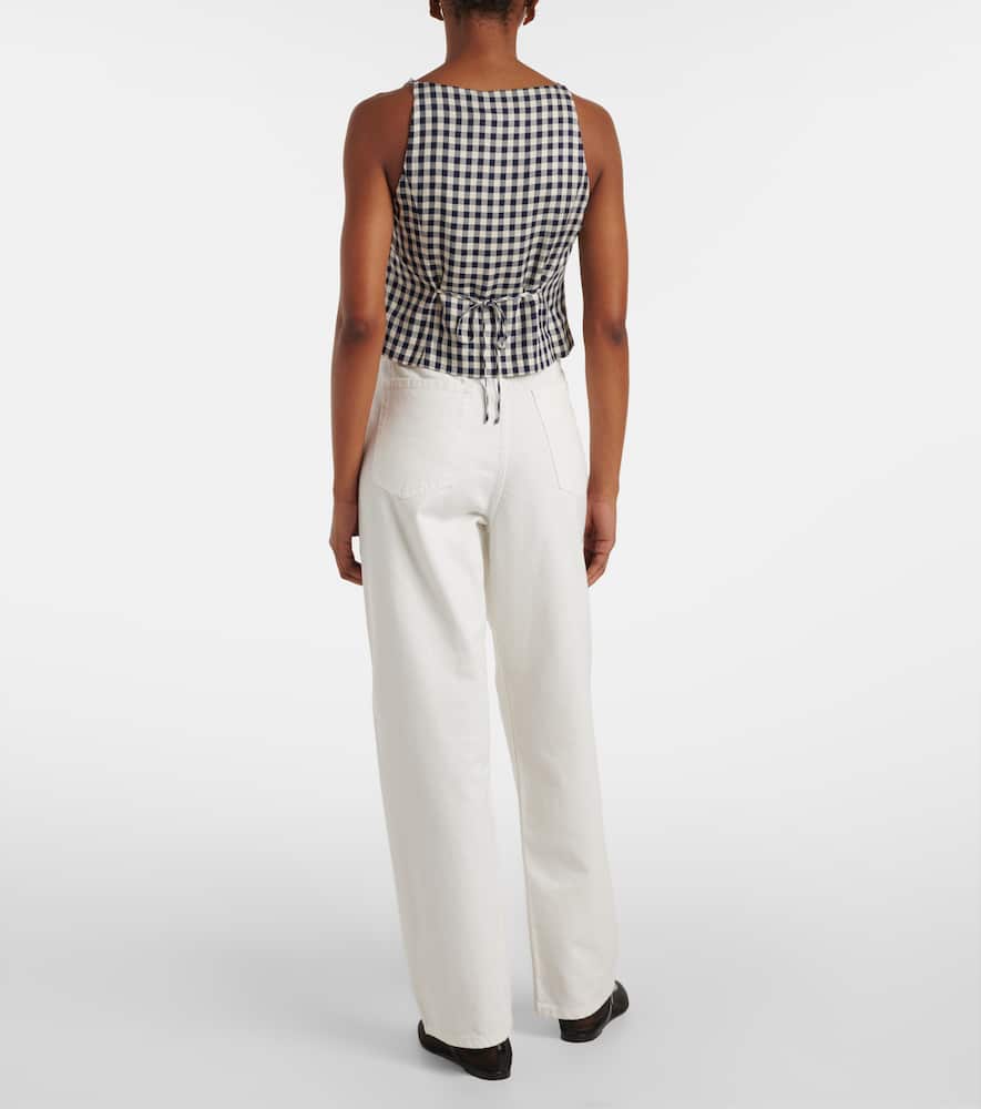 Tiggy checked vest