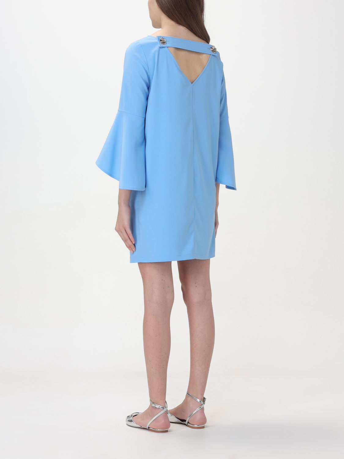 Dress Woman color Gnawed Blue