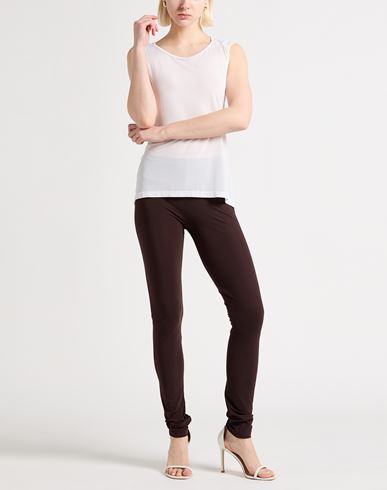 Collezione N_01 Woman Top White Size L Cupro, Elastane