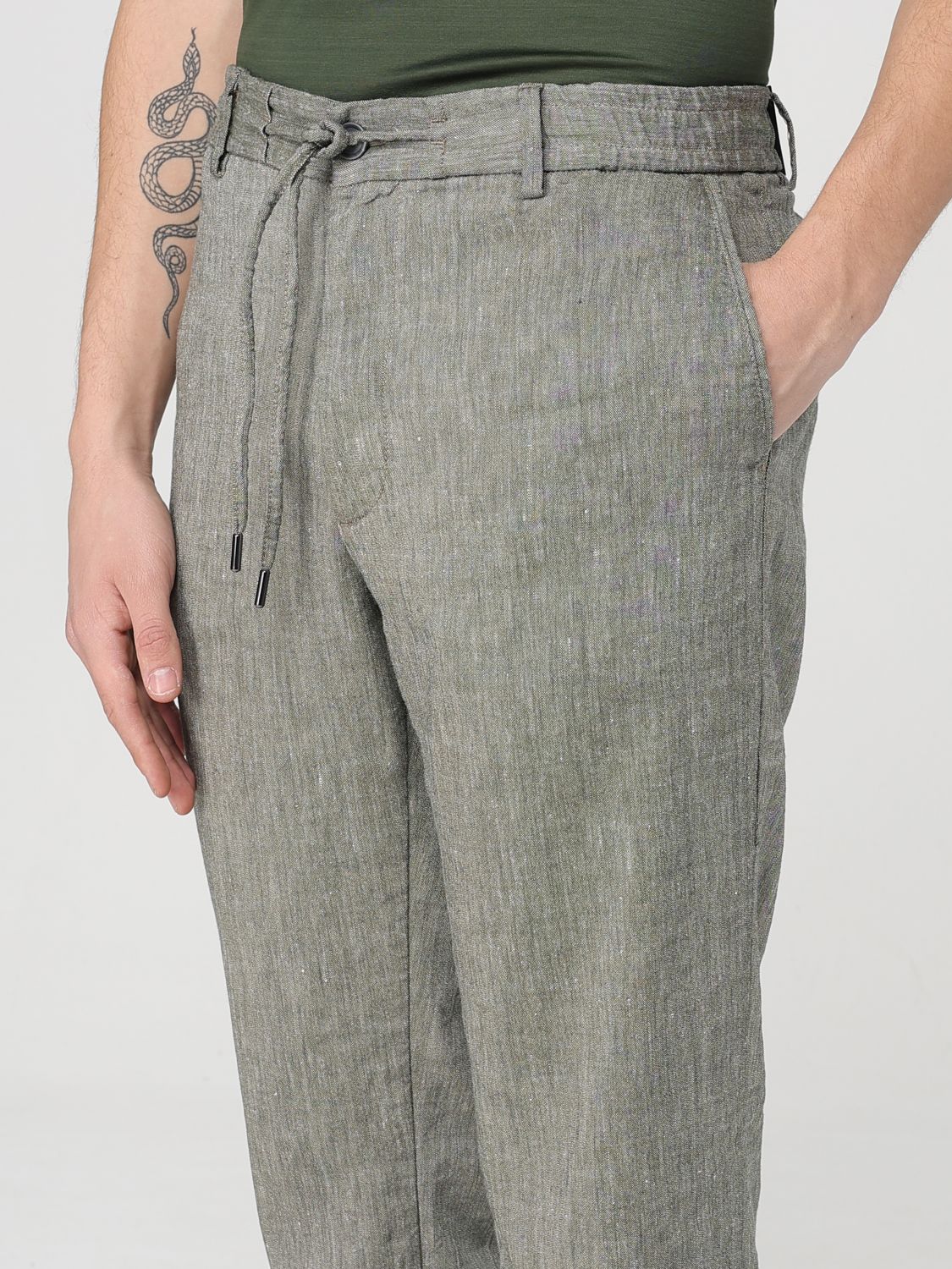 Pants BOSS Men color Green