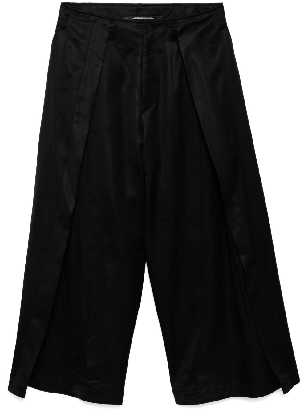 Cupro trousers - Black