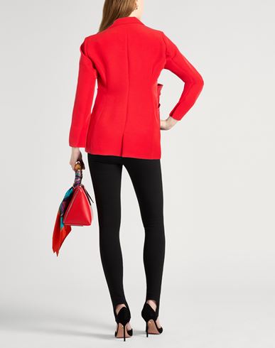 Woman Blazer Red Size 2 Polyester, Elastane