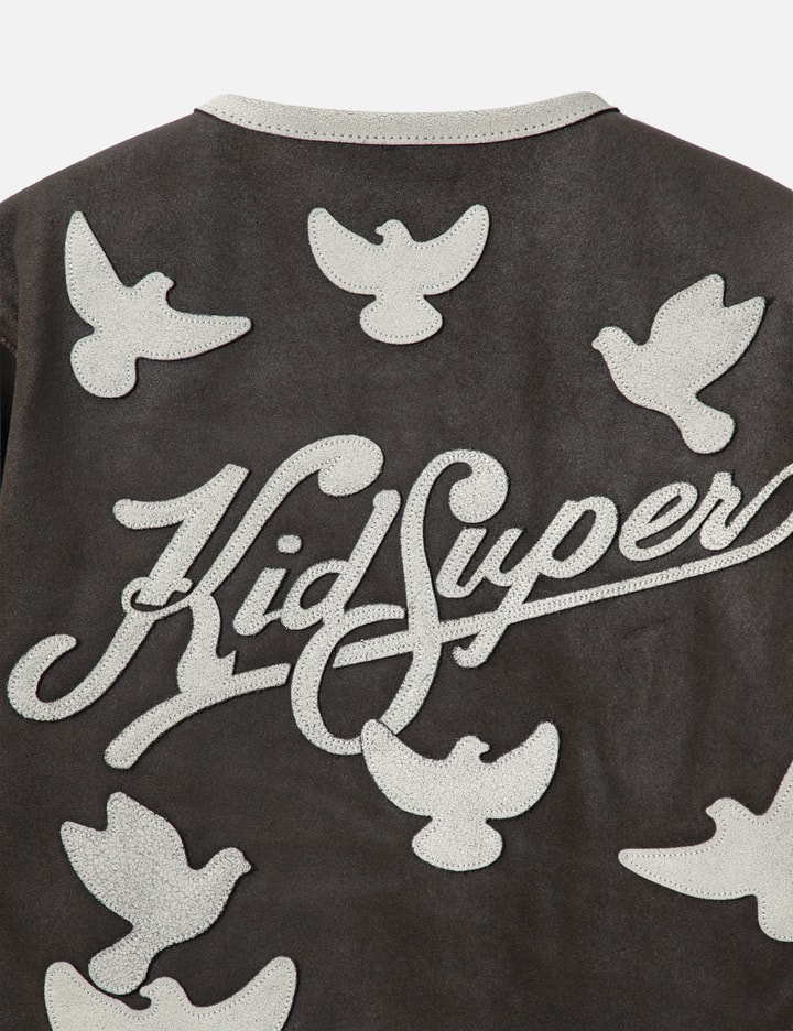 Doves Distressed Leather Moto Jacket