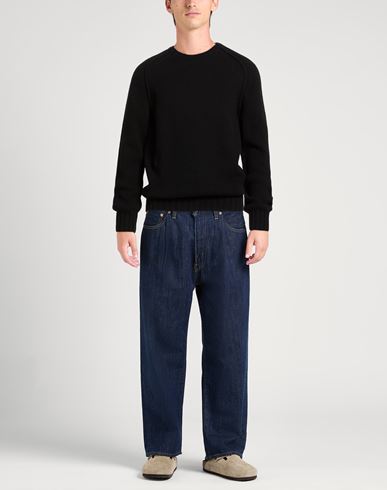 Man Sweater Black Size 38 Wool