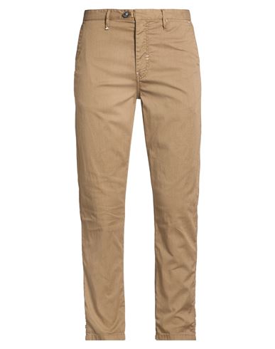 Man Pants Light brown Size 30 Cotton, Polyester, Elastane