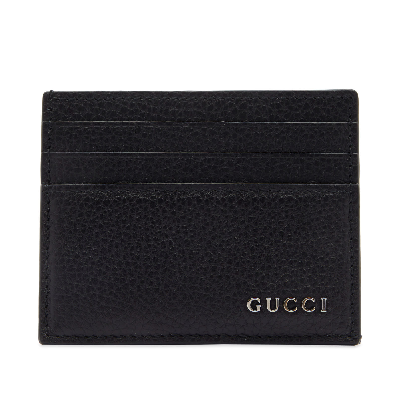Men's Logo Card Holder in Black 