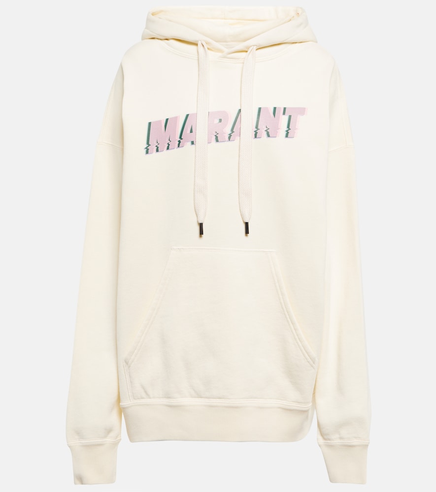 Logo cotton-blend hoodie