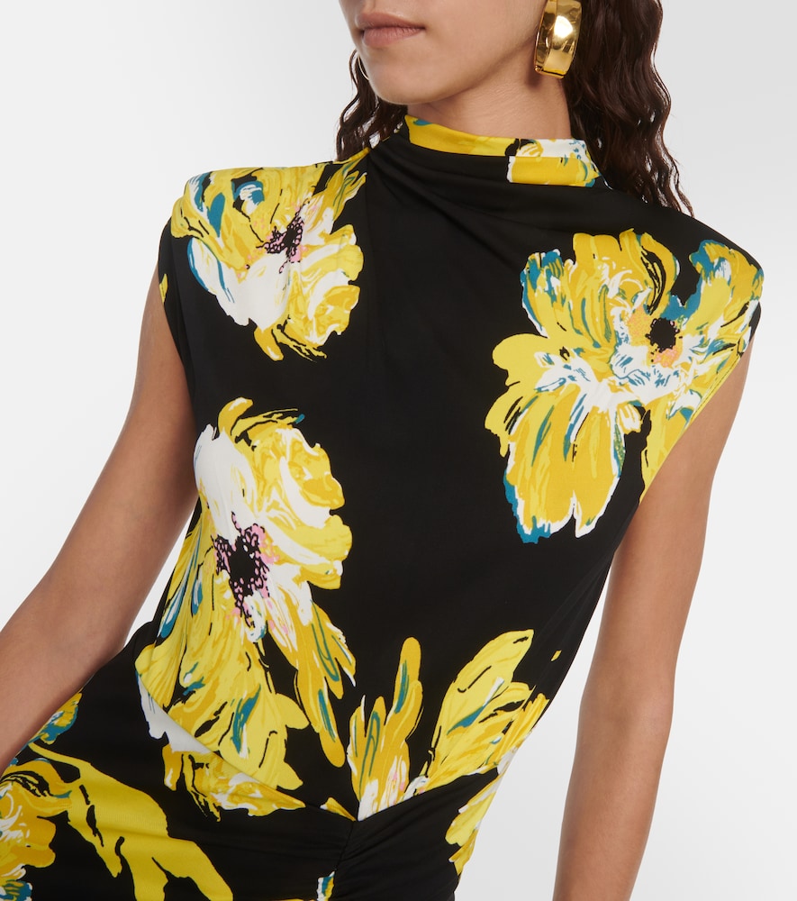 Apollo printed jersey maxi dress