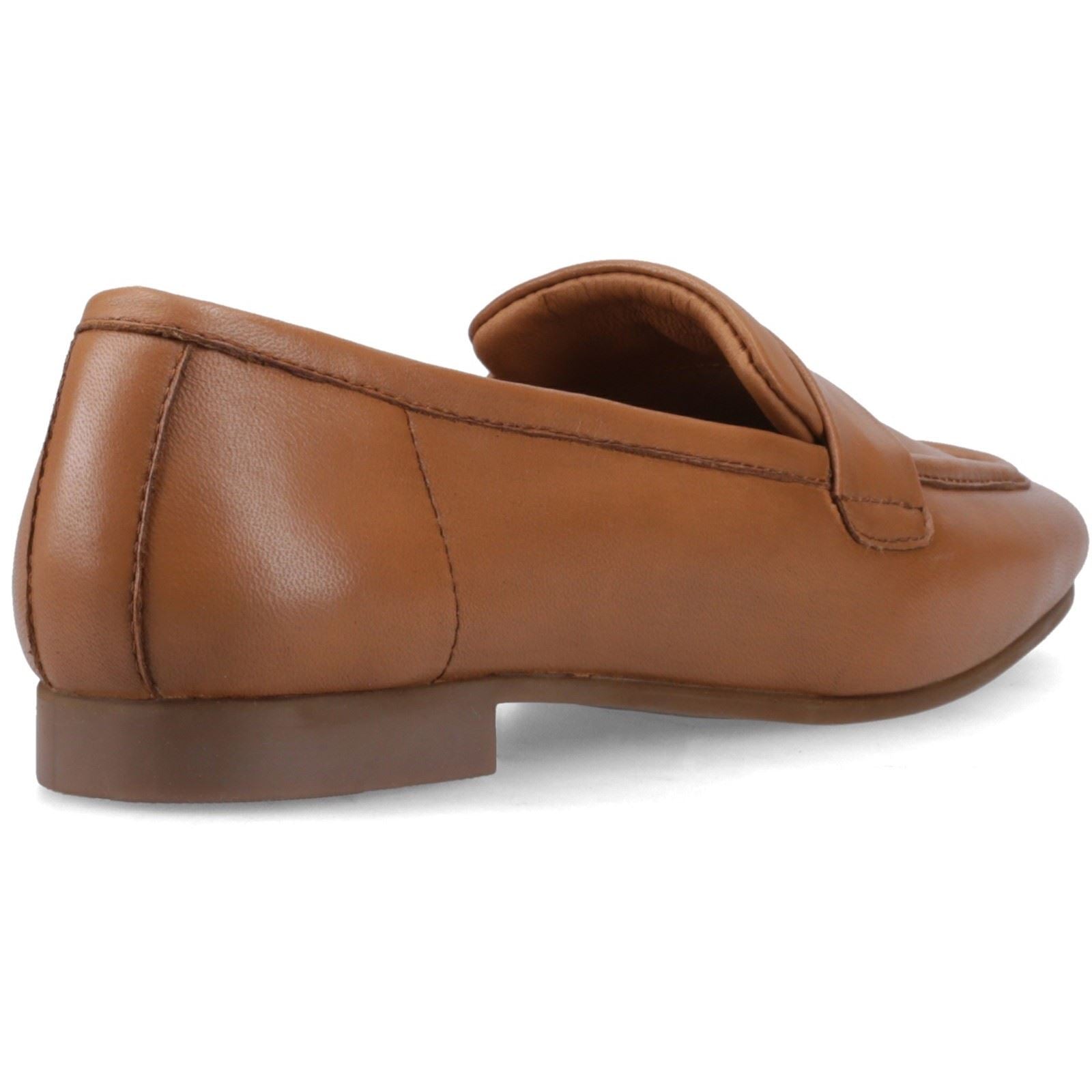 Hush Puppies Sutton Leather Women's Tan Loafer