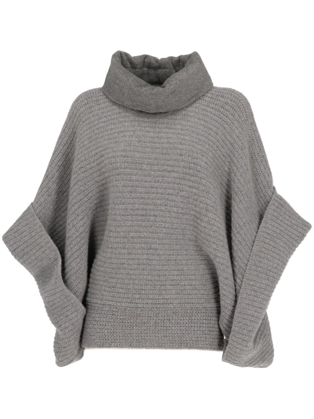 1990s roll-neck jumper - Grey