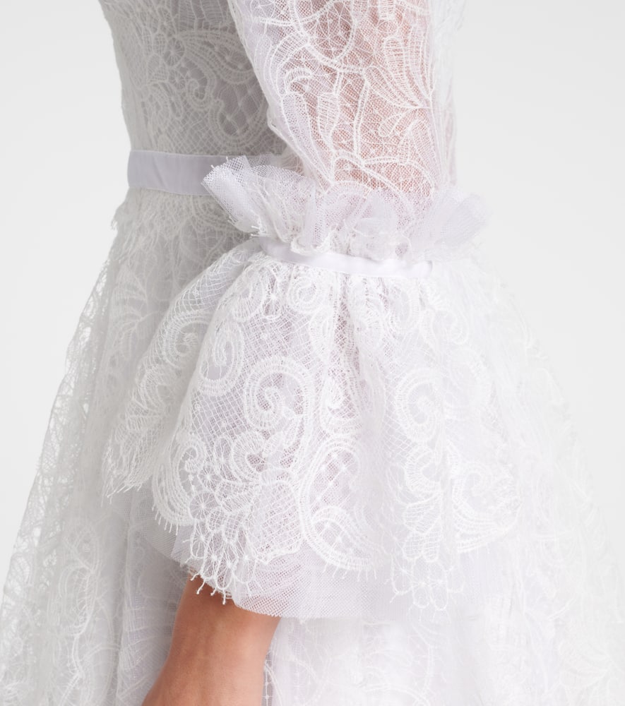 Bridal lace gown