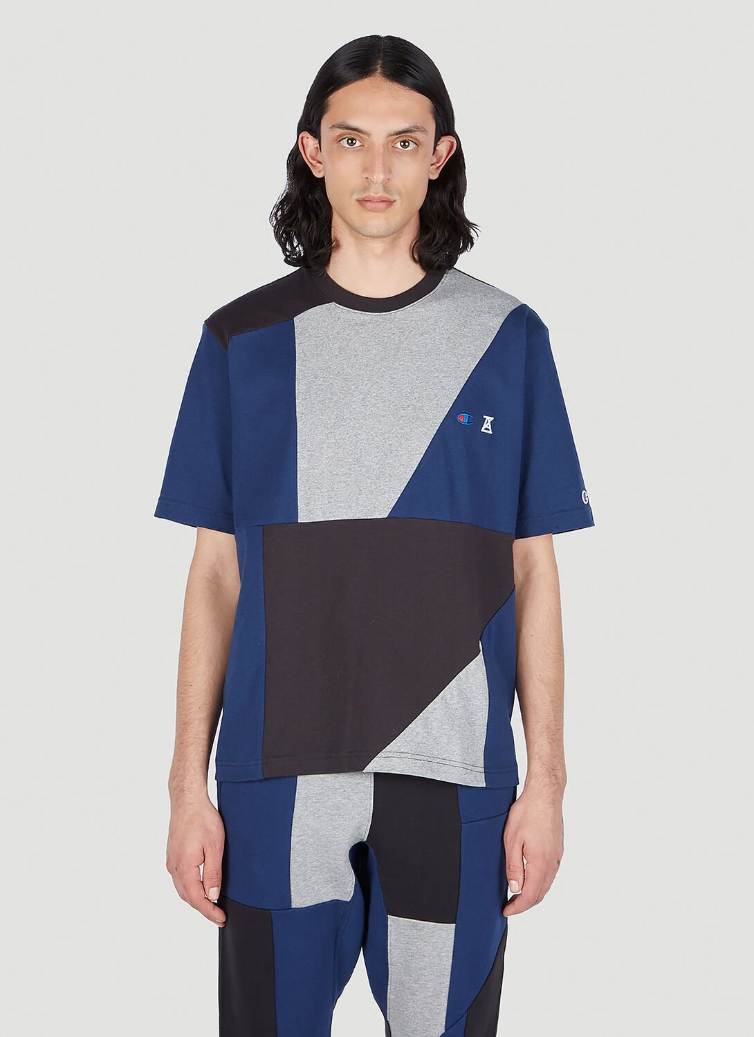 Contrast Panel T-shirt - Man T