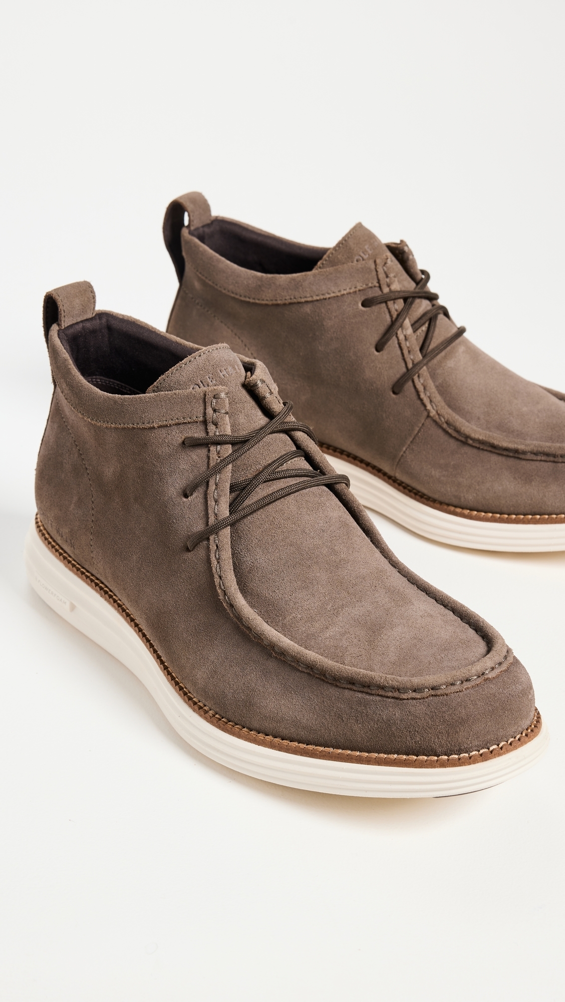 Riginalgrand Moc Toe Chukka Boots Wren Brown Suede/Ch Natural/IV