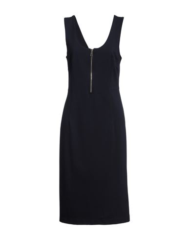 Woman Midi dress Midnight blue Size 12 Viscose, Polyamide, Elastane