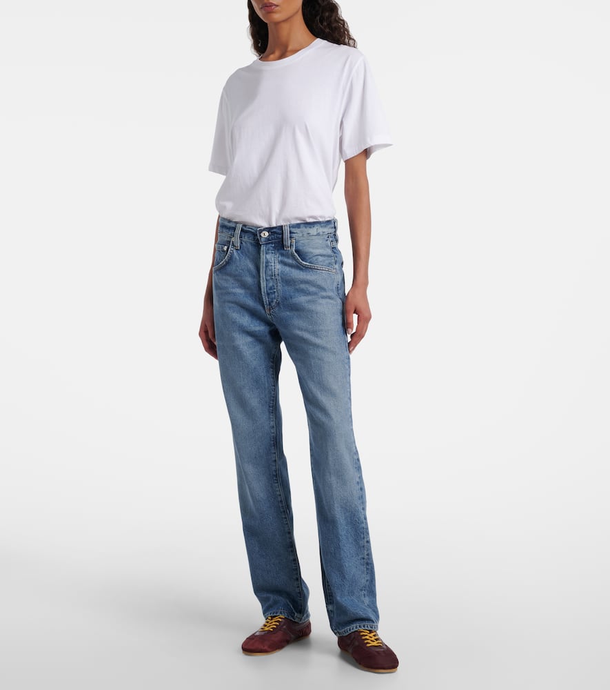 Baretta high-rise straight jeans