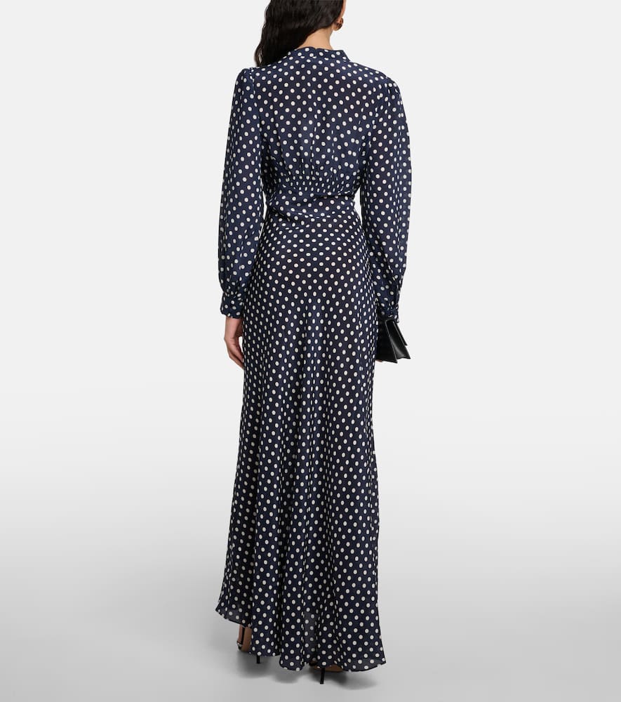 Emory polka-dot silk maxi dress
