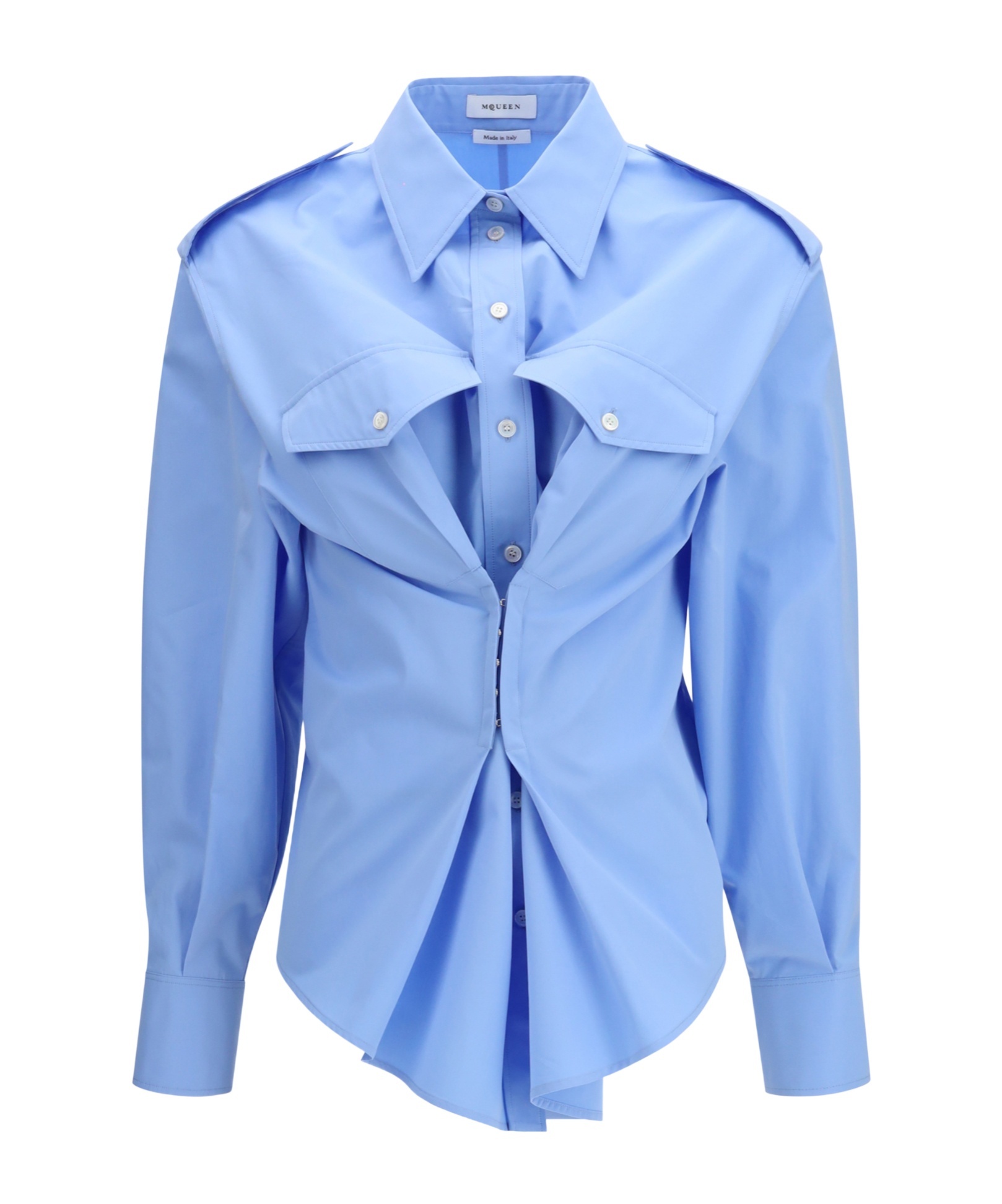 Gathered Long Sleeve Shirt