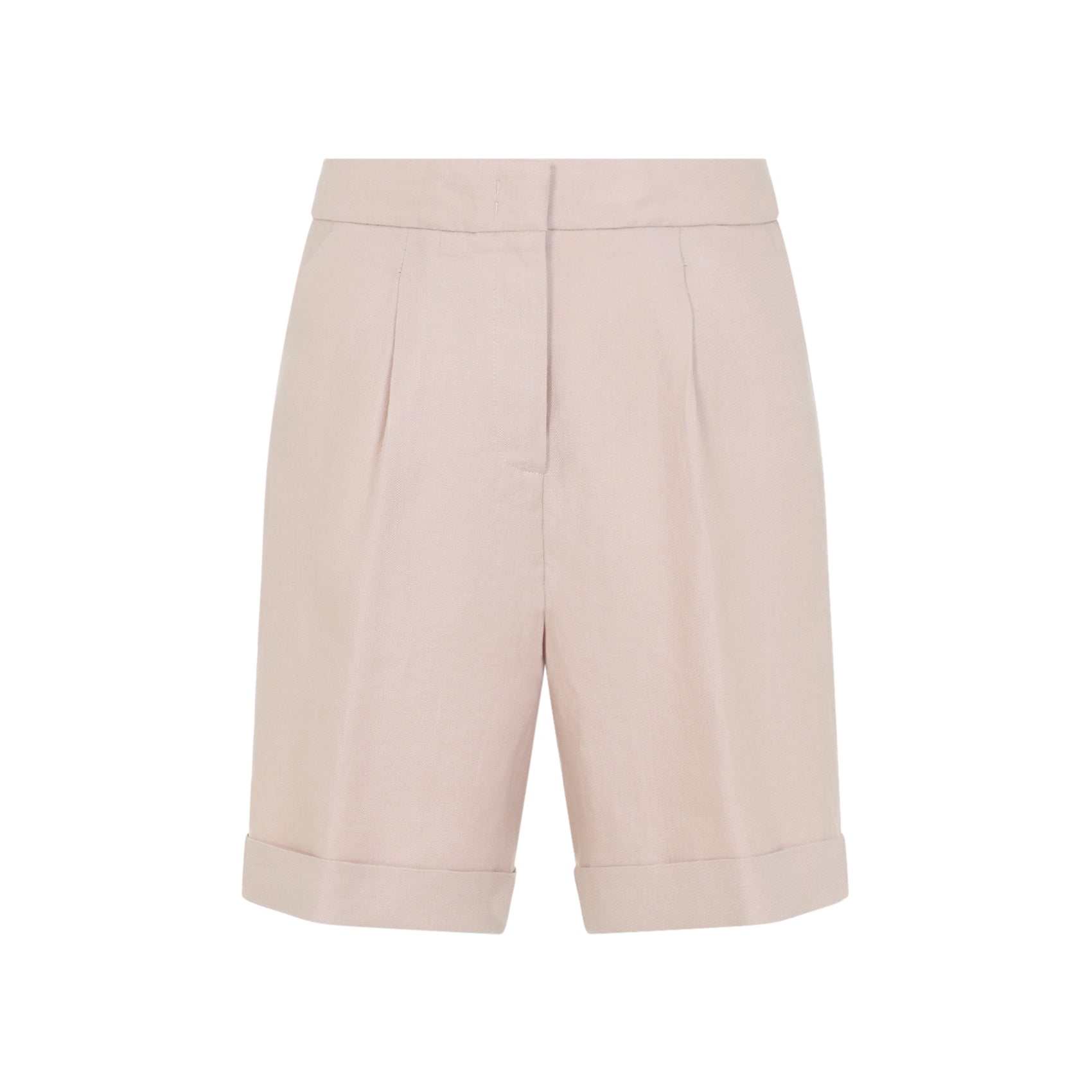 Linen Bermuda Shorts for Women - Mini Style