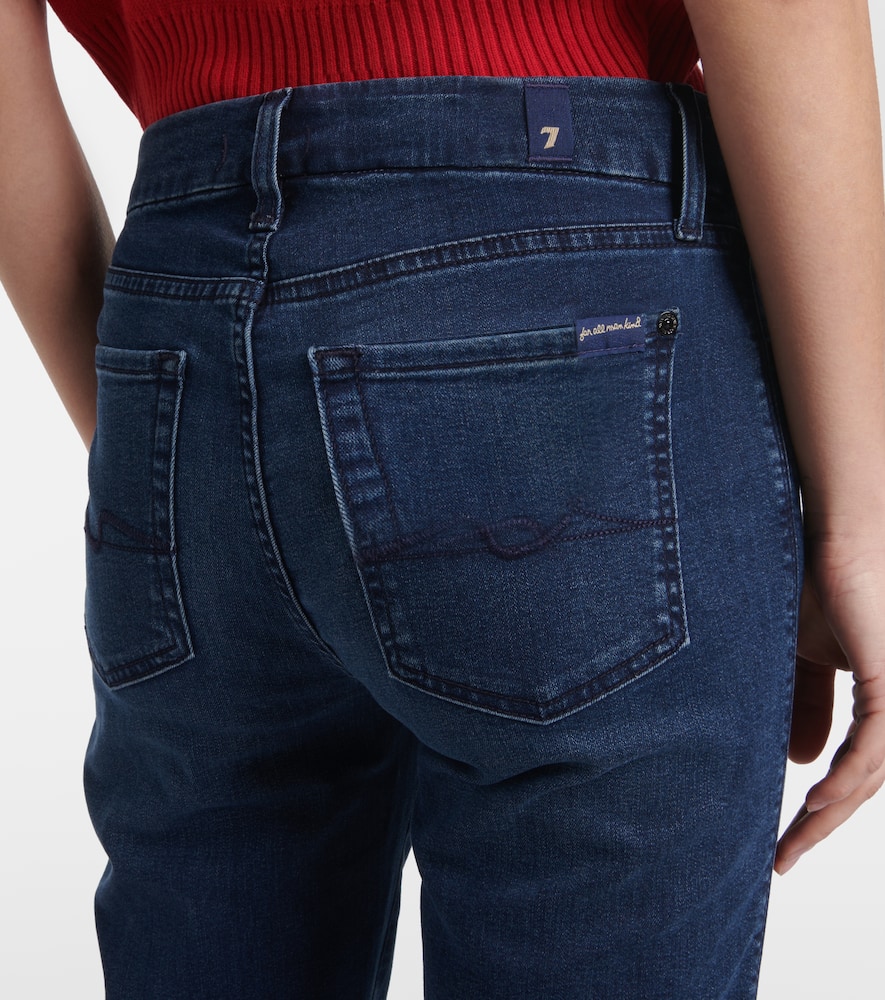 7 For All Mankind Kimmie mid-rise straight jeans
