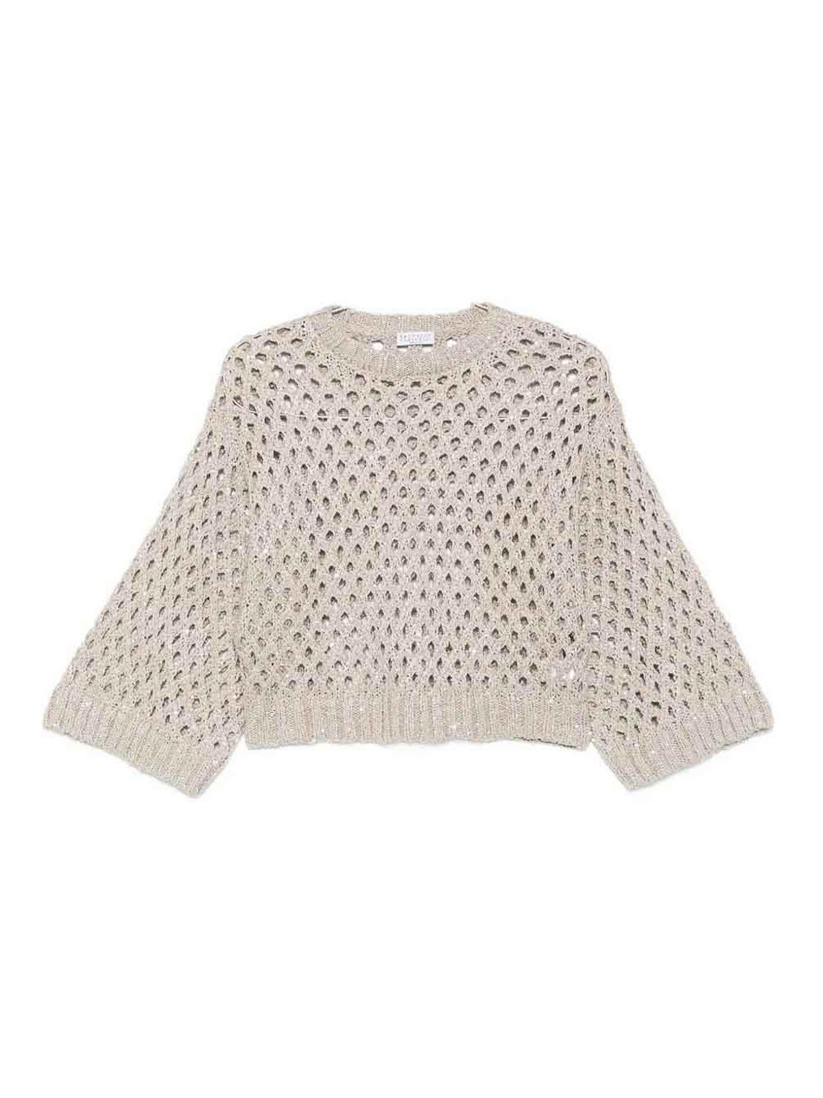 Open-knit jumper - Neutrals
