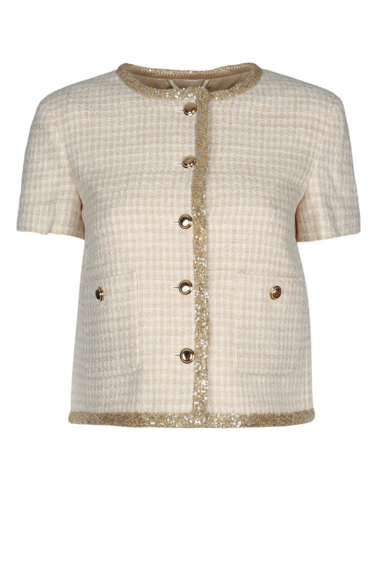 Beige Virgin Wool Jacket