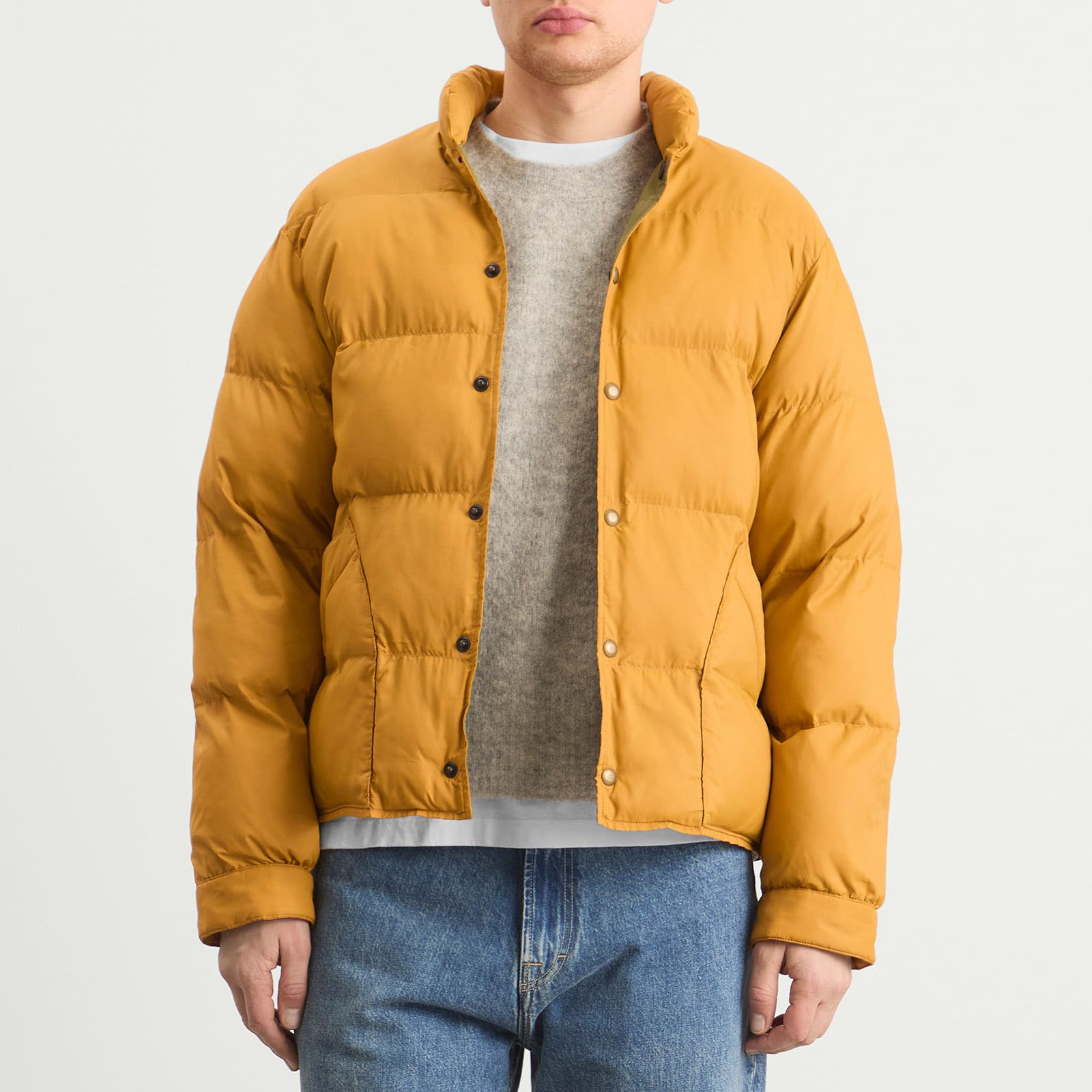 Men's Down Ridge Jacket in Vintage Yellow